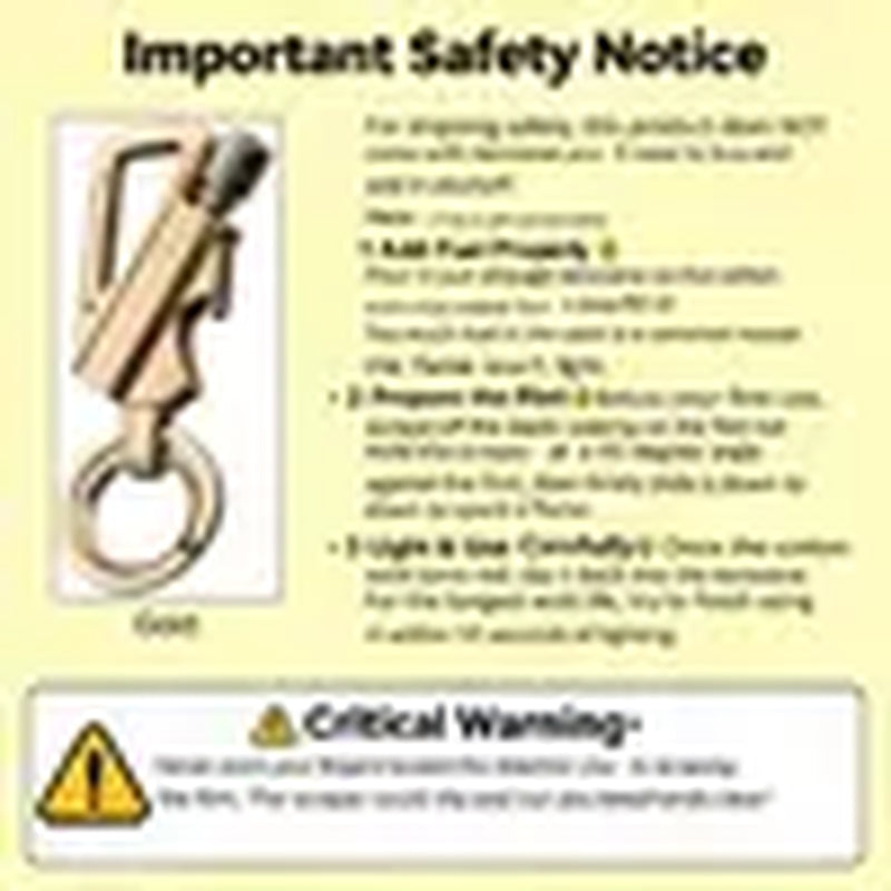 （Not Include Lighter Fluid) Keychain Lighter, Reusable, Multi Keychain, Bottle Opener, Waterproof, Portable-Great for Kitchen, Camping, Hiking, BBQ, Survival, Lighting Adventures,Father'S Day Gifts, Boyfriend Gifts, Utensils, Refillable