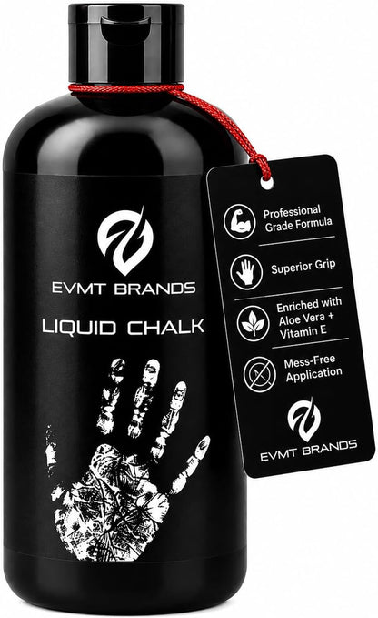 Liquid Chalk - Mess-Free Solution for Weightlifting, Gymnastics, Rock Climbing, and Dance. Sweat-Resistant and Long-Lasting for Enhanced Grip.