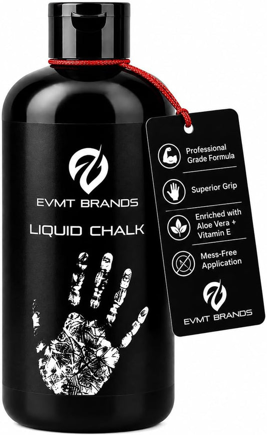 Liquid Chalk - Mess-Free Solution for Weightlifting, Gymnastics, Rock Climbing, and Dance. Sweat-Resistant and Long-Lasting for Enhanced Grip.