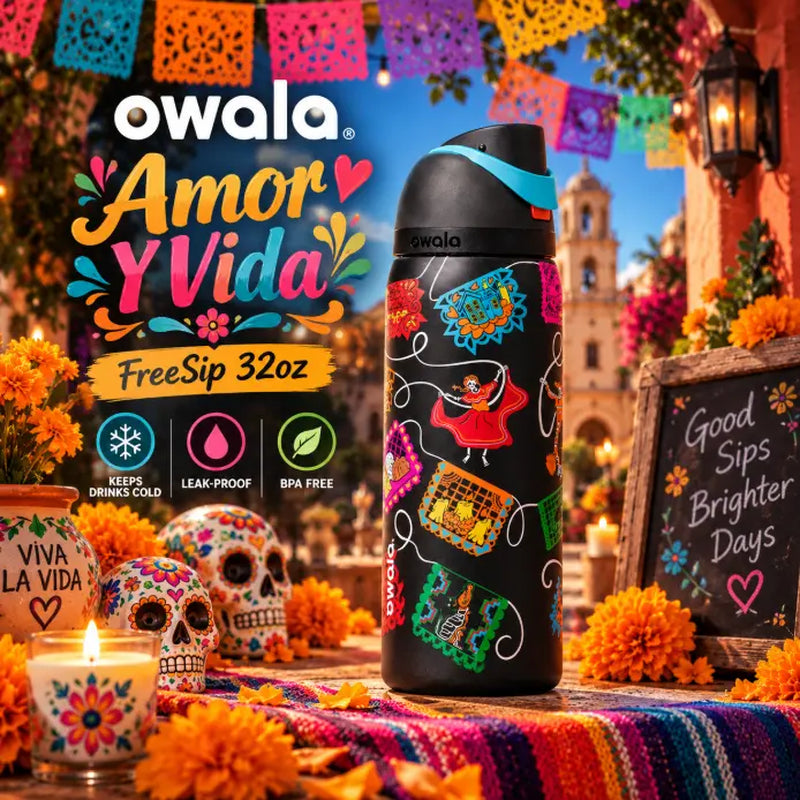 Spooktacular Owala FreeSip Water Bottle Collection – Perfect for Halloween Adventures!
