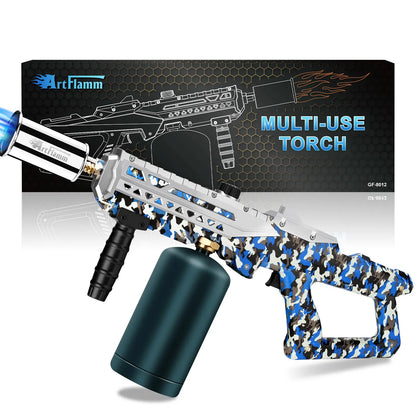 【Dealsforyoudays】Artflamm Powerful Propane Torch, Multi-Use Torch with Adjustable Flame, Blow Torch for Campfire, Fire Pit Starter, Fun Gift (Propane Tank Not Included)