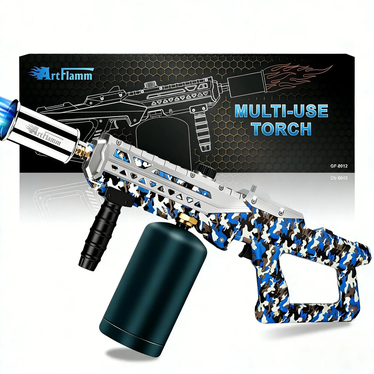 【Dealsforyoudays】Artflamm Powerful Propane Torch, Multi-Use Torch with Adjustable Flame, Blow Torch for Campfire, Fire Pit Starter, Fun Gift (Propane Tank Not Included)